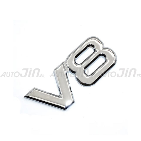 3d V8 Logo Emblem For Toyota Land Cruiser