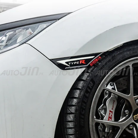 Honda Civic 2016-2021 Type R Side Side Indicators Fender Light Chrome