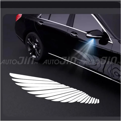 Universal Car Rearview Mirror Side LED Angel Wing Light Dynamic Projection Lamp