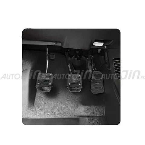 Aluminum Alloy Pedal Pads For Manual (Black)