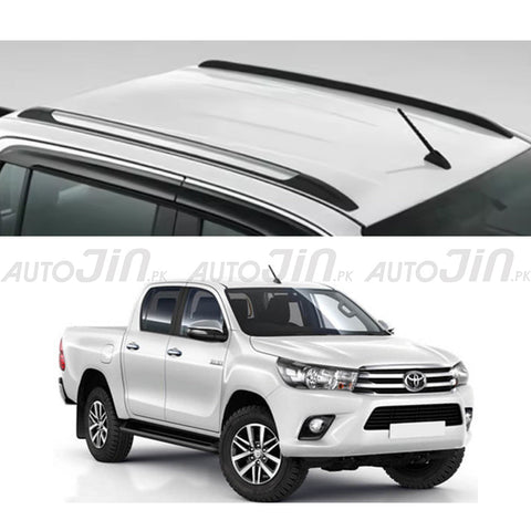 Toyota Hilux Revo Roof Rail Silver And Black - Model 2016-21