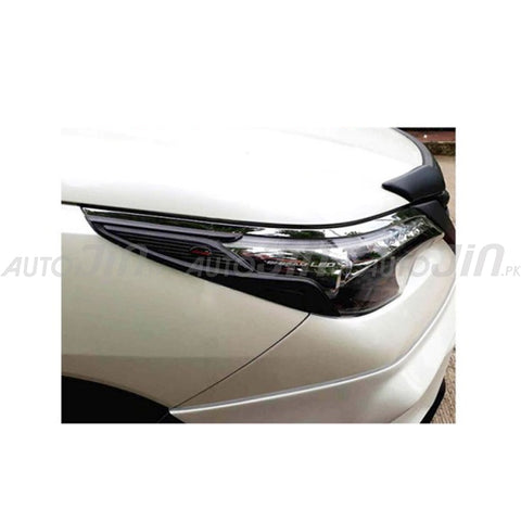 Toyota Fortuner 2016-20 Headlight Cover - Black