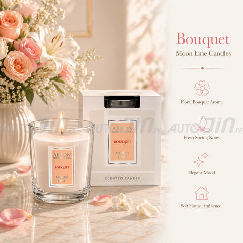 Areon Moon Line Candle - Bouquet