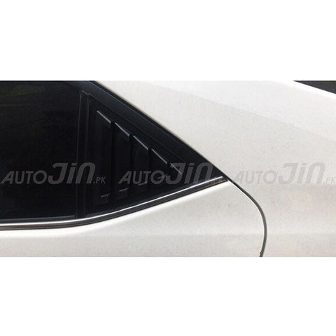 Toyota Corolla 2014-19 Side Vent Window Scoop Louvers Cover Trim Protector