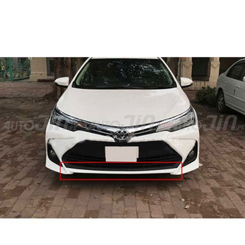 Toyota Corolla X 2021 Front Chrome Lip