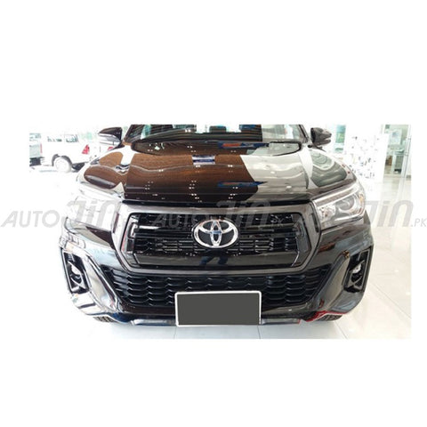 Toyota Hilux Rocco Chrome Grill Black 2016-20