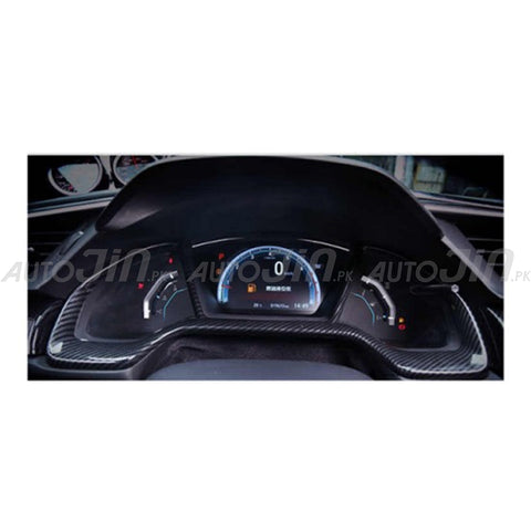 Honda Civic 2016-21 Instrument Cluster Cover - Carbon Fiber