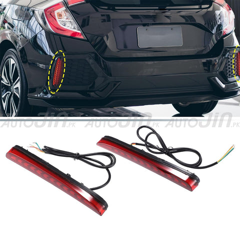 Honda Civic 2016-21 Type R Style Bodykit LED Reflectors Arrow