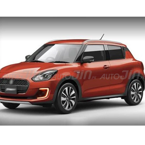 Dlaa Suzuki Swift 2022-2025 Fog Lamp Covers With DRL SZ926L2LED