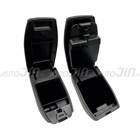 Sogo Suzuki Alto 2019-2025 Leather Armrest Console With Usb 4 Ports