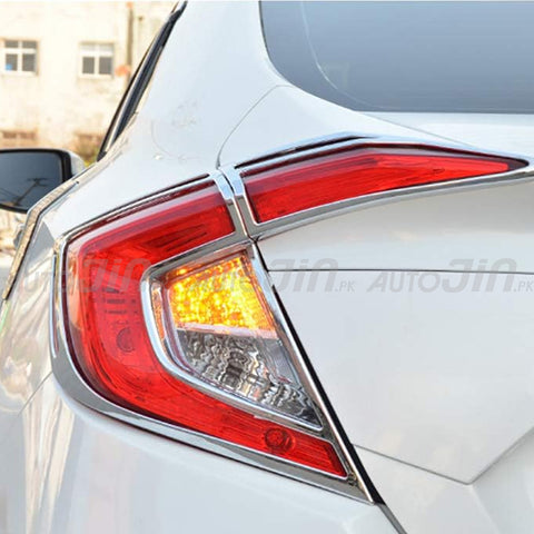 Honda Civic 2016-2021 Back lights Chrome Cover