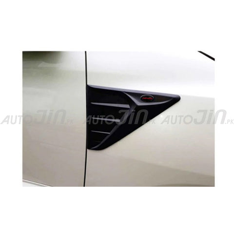 Toyota Fortuner 2016-20 Fender Vents Cover - Black