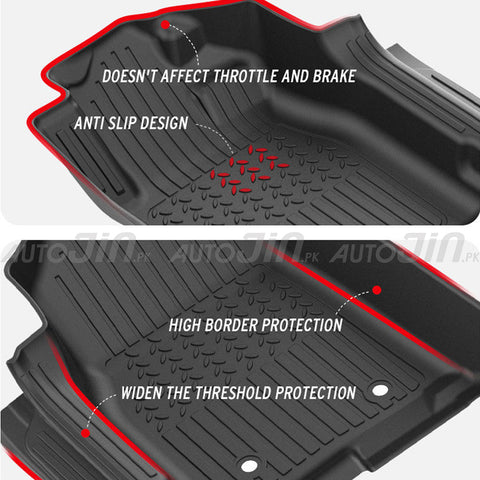 Toyota Prado FJ150 2013-2021 TXR 5D TPE Premium Floor Mats