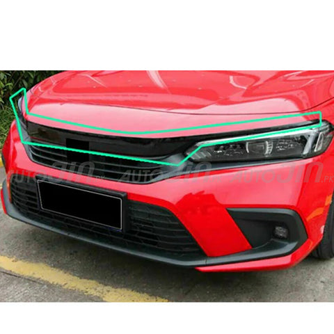Honda Civic 2022-23 Front Grill Trim Glossy Black