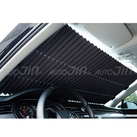 Car Retractable Windshield Sun Shade Car Sun Visor Protector Auto Sunshade