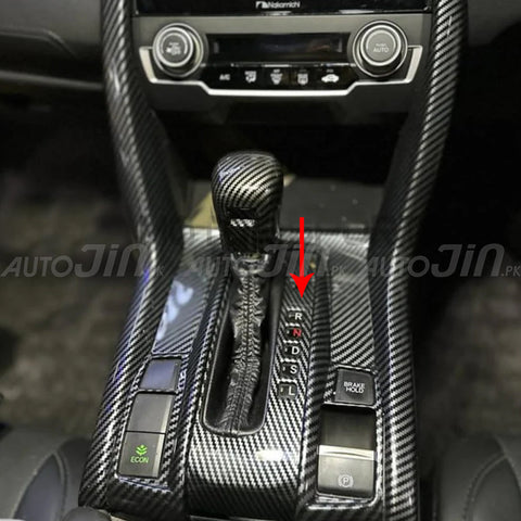 Honda Civic 2016-21 Interior Gear Panel Carbon