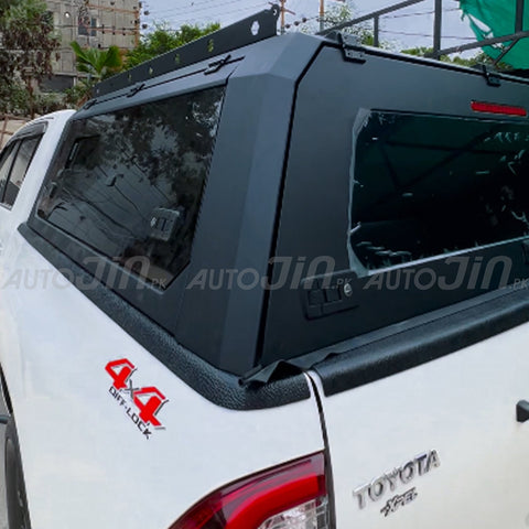 Toyota Hilux Revo Powerful Heavy Duty Steel Black Canopy