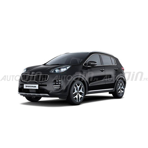 SOGO Luxury 9D Kia Sportage 2019-23 Mats with Carpet - Black and Rust