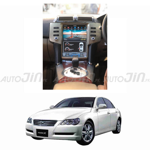 Toyota Mark X Tesla Style IPS Display LCD Multimedia System Android Model 2005-09