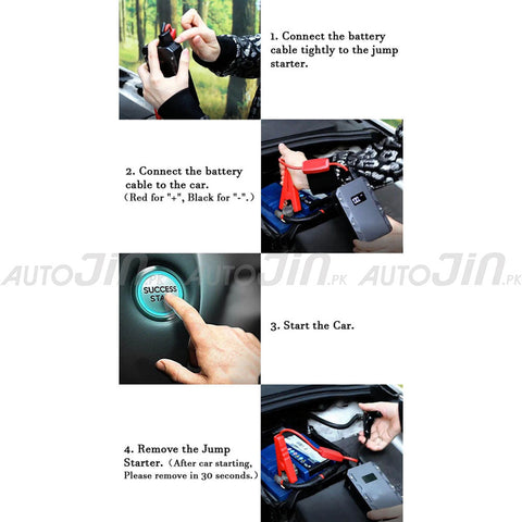 Dextro Multi Function High Power Portable Car Jump Starter 10,000 mAh