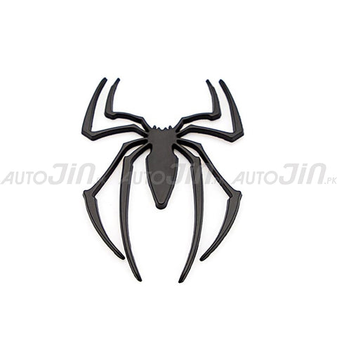 3D Spider-Man emblem black
