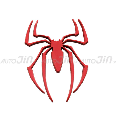 3D Spider-Man emblem red