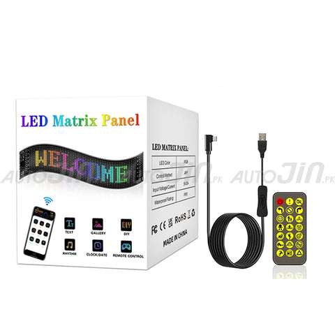 20*64 Flexible LED Matrix Panel Pixel Bluetooth Smart APP Control Addressable, RGB Scrolling Display DIY Animation