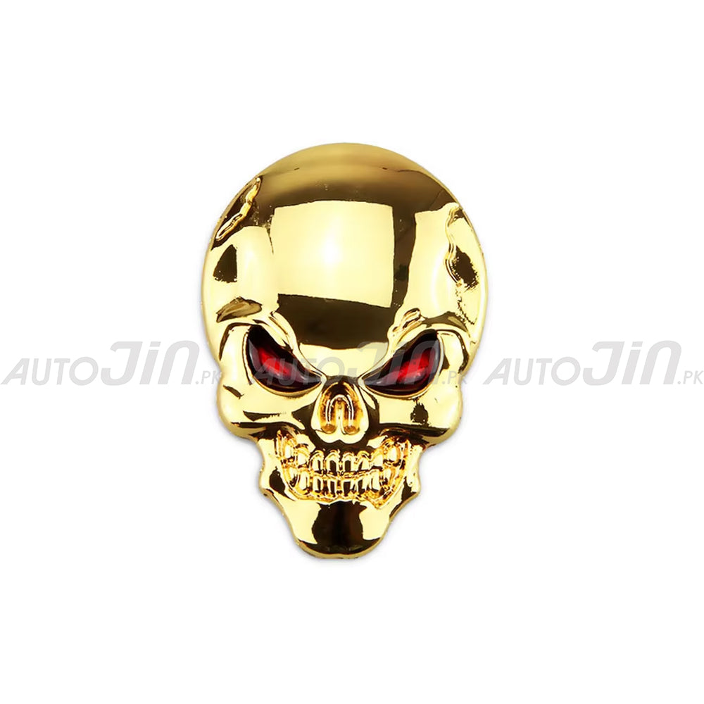 3D Personality Skull Metal Car Emblem Exterior Accessories Car & Motorcycle