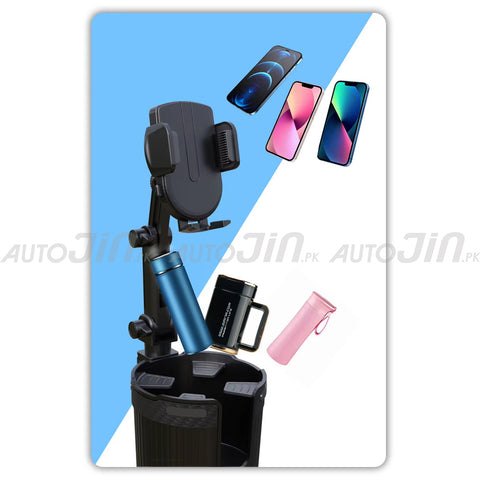 Universal 2 in 1 Car Cup Holder & Stand Mobile Holder