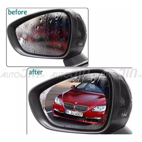 2pcs Waterproof Rainproof Anti Fog Film Car SUV Truck Rearview Side Mirror Sticker
