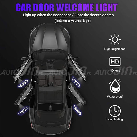 Toyota Land Cruiser 2pcs Car Door LED Projector Laser Logo Shadow Lights