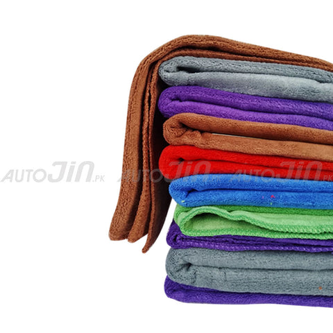 Microfiber Cloth For Car (Pack of 10)