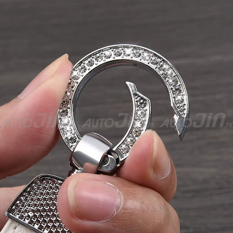 Luxury Genuine Leather Strap Keychain