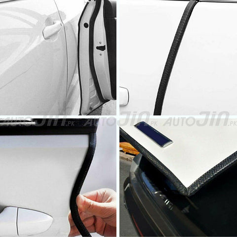 5M Universal Car Door Edge Guards Strip - Black