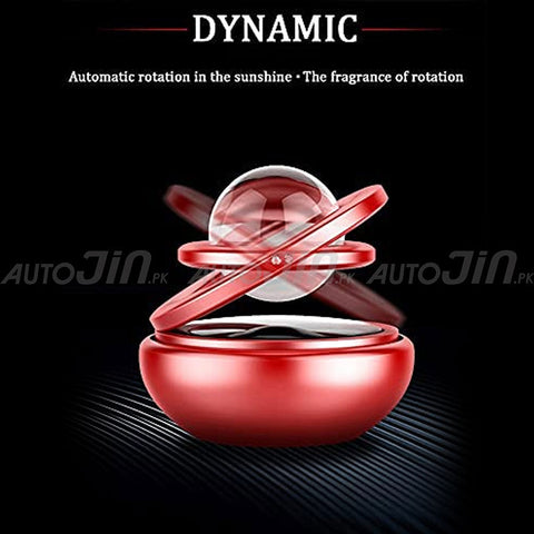 360° Rotating Car Perfume Galaxy Solar Fragrance