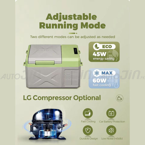 Alpicool X9 9.8L Portable Car Fridge AC 12V DC 24V