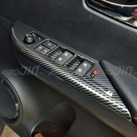 Toyota Hilux Revo GR Carbon Look Interior Accessories Trim Kit