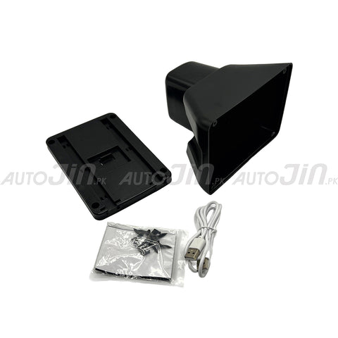 Sogo Honda Br-v Leather Armrest Console With Usb 4 Ports - Black