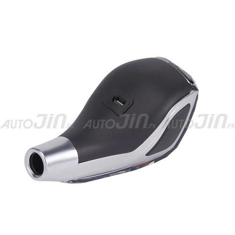Crystal Car Gear Shift Knob With LED - Hyundai Logo - RGB Led Touch Lighting Transparent Gear Knob
