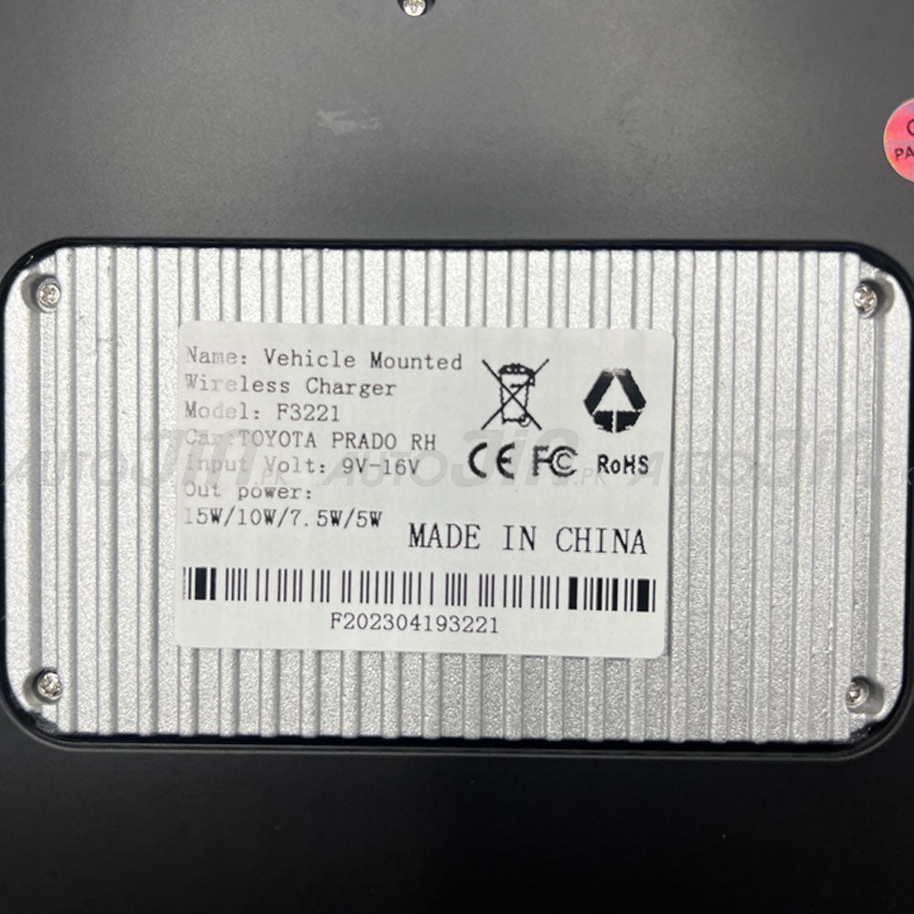 Toyota Prado 2009-2020 Console Wireless Charger OEM Fitting