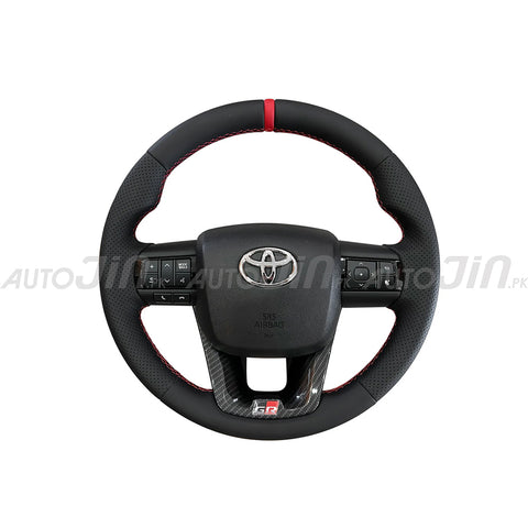 Toyota Hilux Revo/Fortuner GR Carbon Steering Wheel Trim