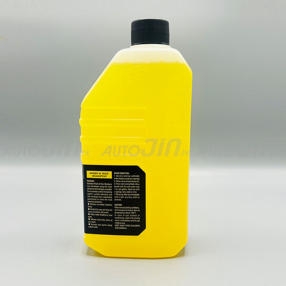 Gladiator Wash & Wax Shampoo 1 Litre - GT61