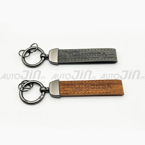 Luxury Leather Durable Design Keychain - Multicolour