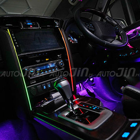 Toyota Fortuner 2016-2023 18-in-1 Modular 12V Interior Light with App Control OEM Ambient Light Kit