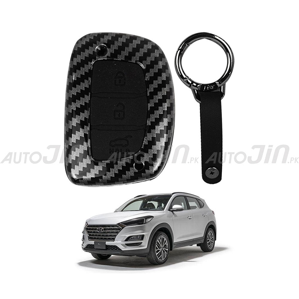 Hyundai Tucson 2020-2024 Key Cover - Carbon