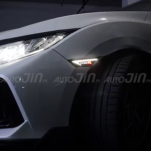 Honda Civic 2016-2021 Type R Side Side Indicators Fender Light Chrome