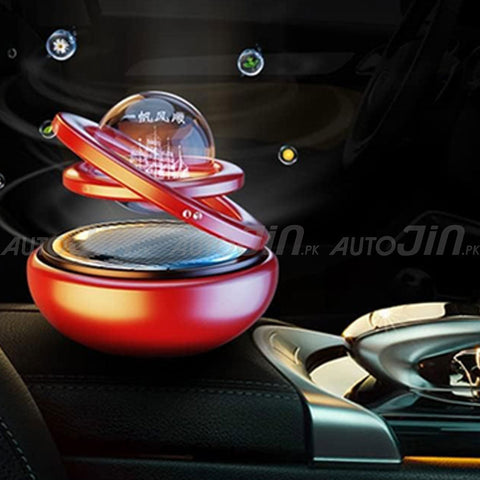 360° Rotating Car Perfume Galaxy Solar Fragrance