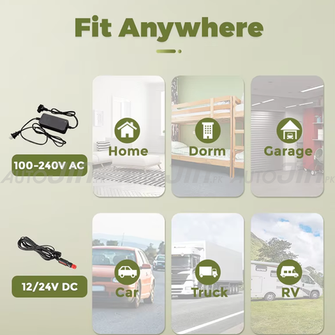 Alpicool X9 9.8L Portable Car Fridge AC 12V DC 24V
