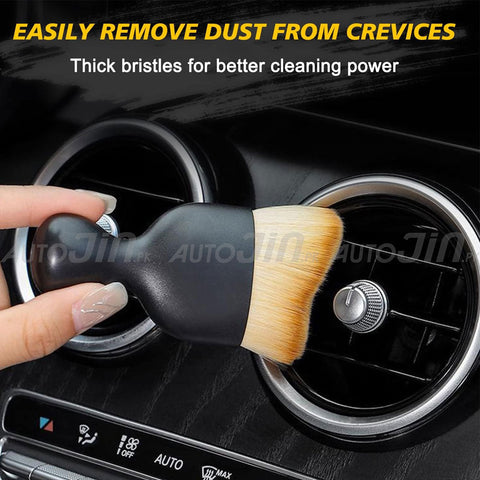 Car Interior Dust Brush - Soft Bristles Detailing Brush Dusting