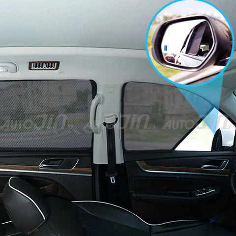 Toyota Hilux Revo 2016-2021 Magnetic Window Sun Shades - 4 Pcs
